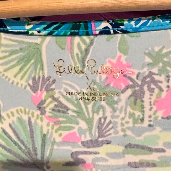 NWT! Talli Cover-Up - Frenchie Blue Mosaic Shells Coverup - sold out - size xl - Picture 6 of 6